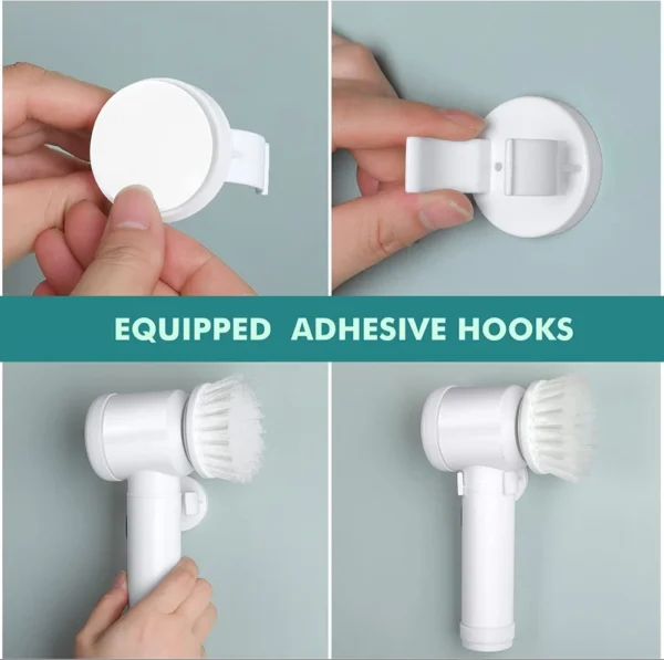 electric cleaning spin brush